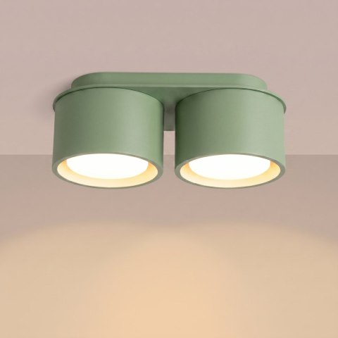 Sollux Lighting Plafon MODO 2 szałwiowy Gx53