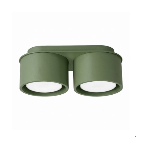 Sollux Lighting Plafon MODO 2 zielona oliwka Gx53
