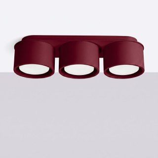 Sollux Lighting Plafon MODO 3 burgund Gx53