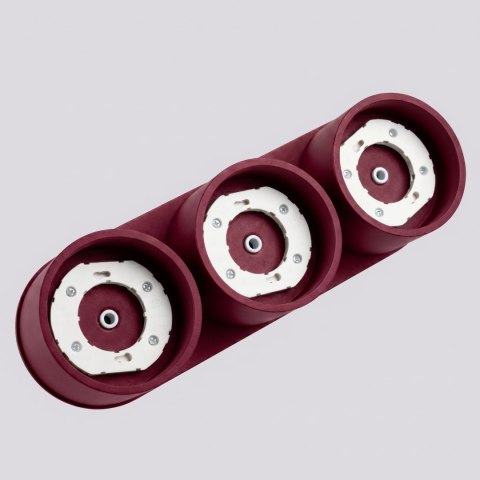 Sollux Lighting Plafon MODO 3 burgund Gx53