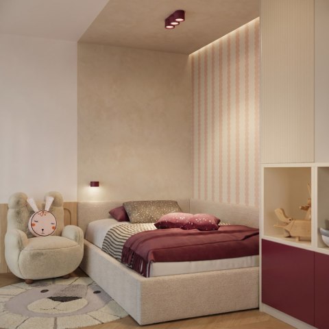Sollux Lighting Plafon MODO 3 burgund Gx53