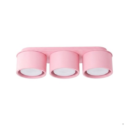 Sollux Lighting Plafon MODO 3 różowy Gx53
