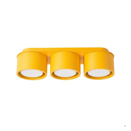 Sollux Lighting Plafon MODO 3 żółty Gx53