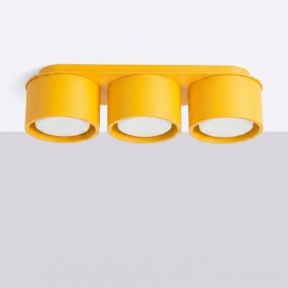 Sollux Lighting Plafon MODO 3 żółty Gx53