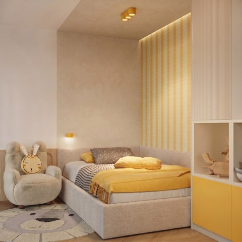 Sollux Lighting Plafon MODO 3 żółty Gx53