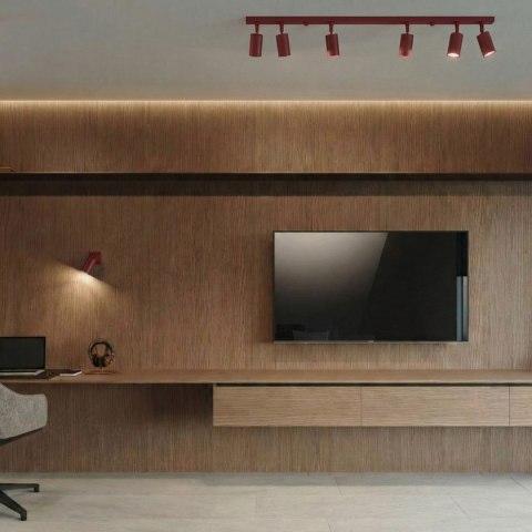 Sollux Lighting Plafon RING 2 burgund