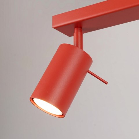 Sollux Lighting Plafon RING 2 czerwony