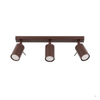Sollux Lighting Plafon RING 3L brązowy