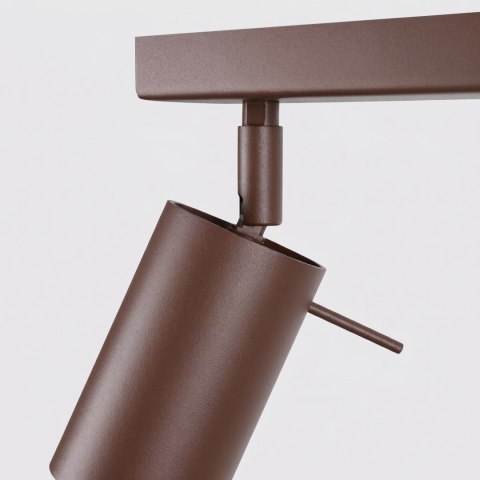 Sollux Lighting Plafon RING 3L brązowy