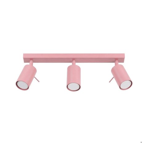 Sollux Lighting Plafon RING 3L różowy