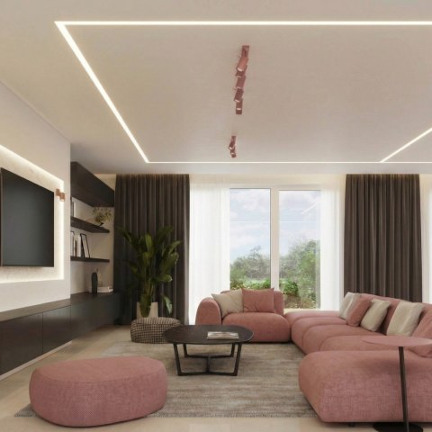 Sollux Lighting Plafon RING 3L różowy