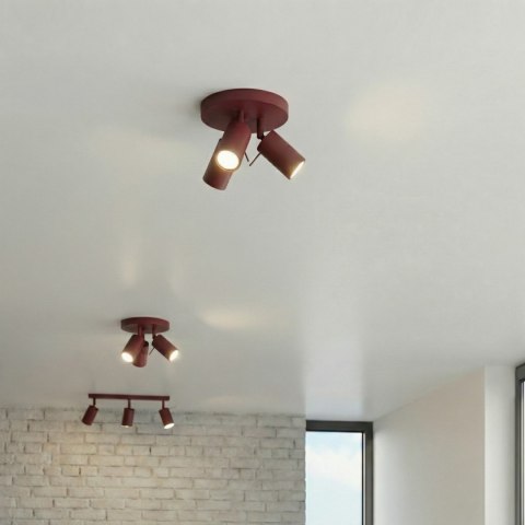 Sollux Lighting Plafon RING 3P burgund
