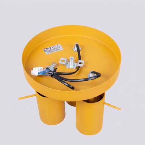 Sollux Lighting Plafon RING 3P żółty