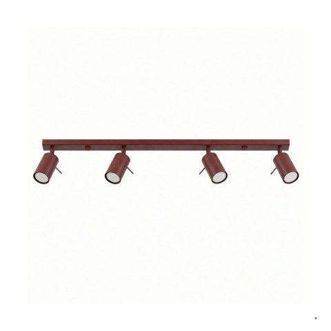 Sollux Lighting Plafon RING 4L burgund