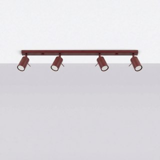 Sollux Lighting Plafon RING 4L burgund
