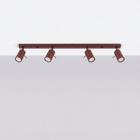 Sollux Lighting Plafon RING 4L burgund