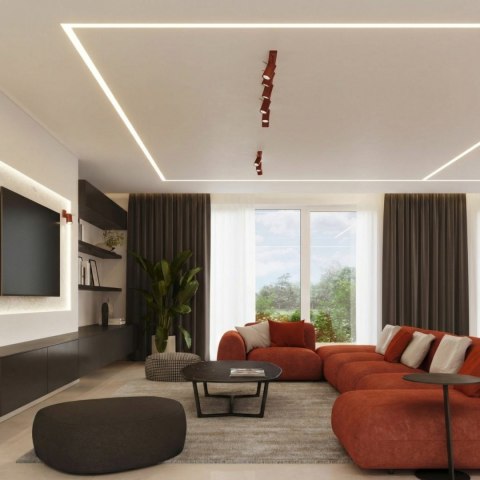 Sollux Lighting Plafon RING 4L burgund