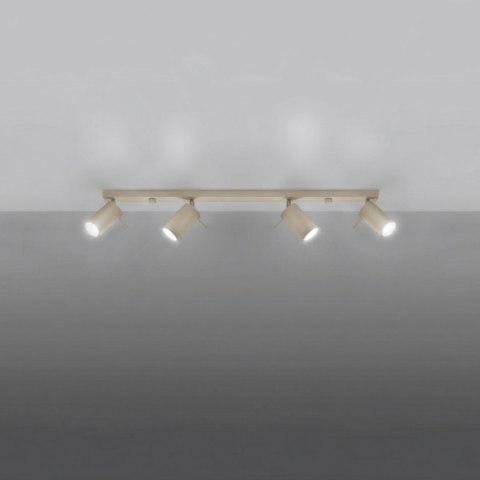Sollux Lighting Plafon RING 4L taupe