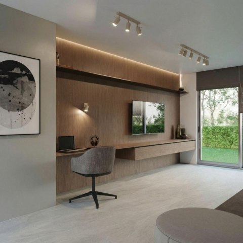Sollux Lighting Plafon RING 4L taupe