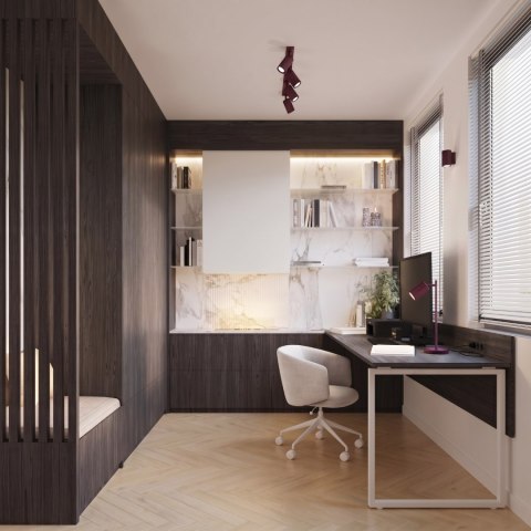 Sollux Lighting Kinkiet KARBON 10 burgund