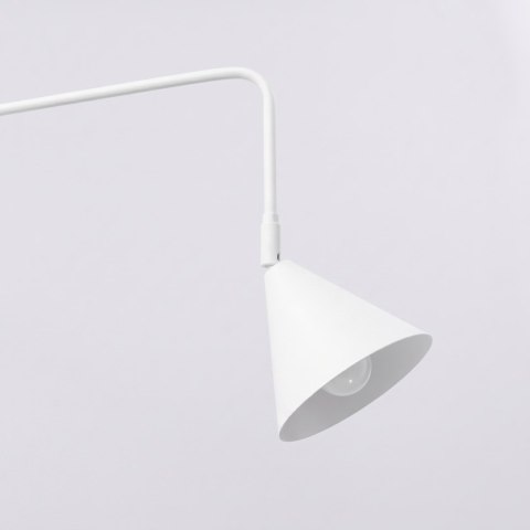 Sollux Lighting Kinkiet NOX 1 biały z włącznikiem