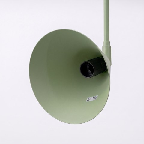 Sollux Lighting Kinkiet NOX 1 zielona oliwka z włącznikiem