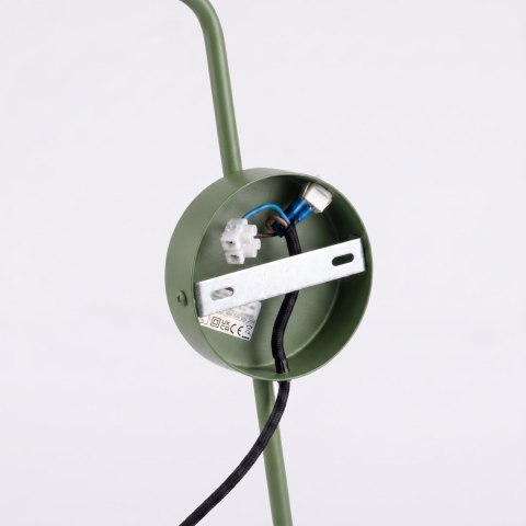 Sollux Lighting Kinkiet NOX 1 zielona oliwka z włącznikiem