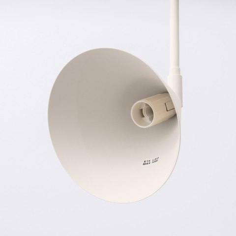 Sollux Lighting Kinkiet NOX 2 beżowy z włącznikiem