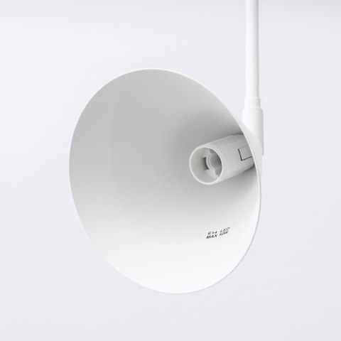 Sollux Lighting Kinkiet NOX 2 biały z włącznikiem