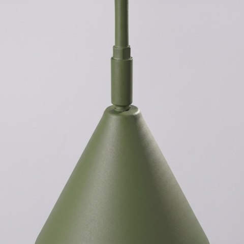 Sollux Lighting Kinkiet NOX 2 zielona oliwka z włącznikiem