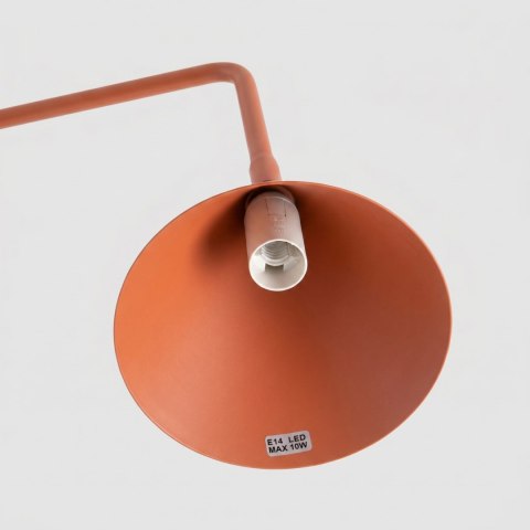 Sollux Lighting Lampa biurkowa NOX ochra czerwona