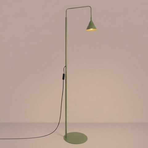 Sollux Lighting Lampa podłogowa NOX zielona oliwka