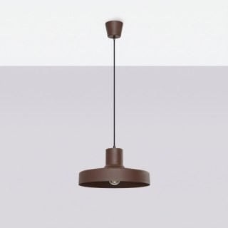 Sollux Lighting Lampa wisząca BILO brązowa
