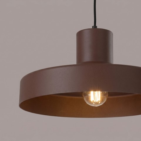 Sollux Lighting Lampa wisząca BILO brązowa