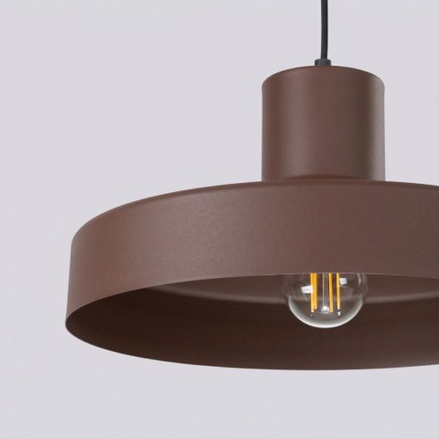 Sollux Lighting Lampa wisząca BILO brązowa