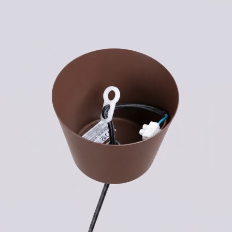 Sollux Lighting Lampa wisząca BILO brązowa