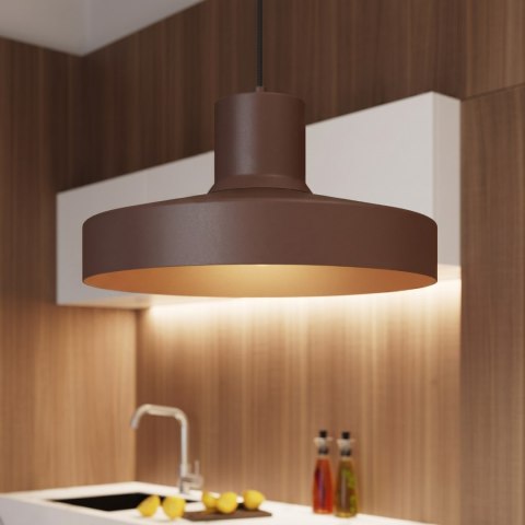 Sollux Lighting Lampa wisząca BILO brązowa
