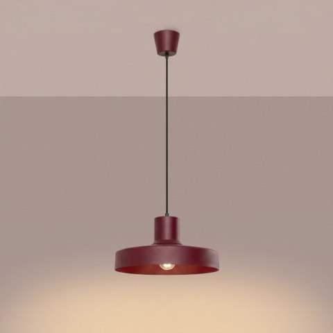 Sollux Lighting Lampa wisząca BILO burgund