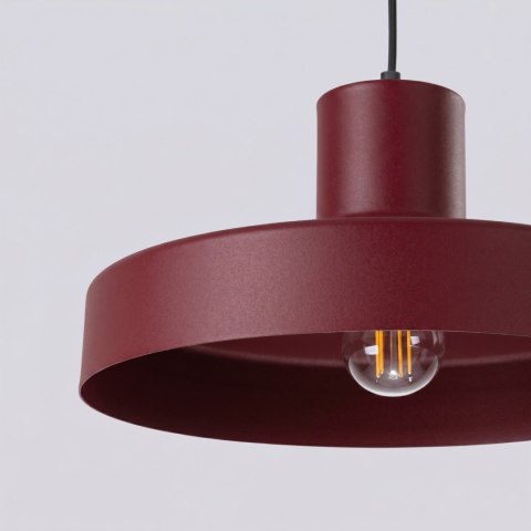 Sollux Lighting Lampa wisząca BILO burgund