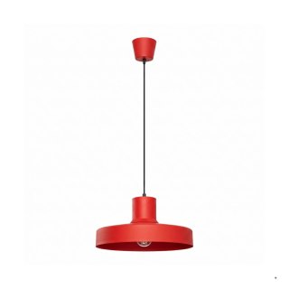 Sollux Lighting Lampa wisząca BILO czerwona