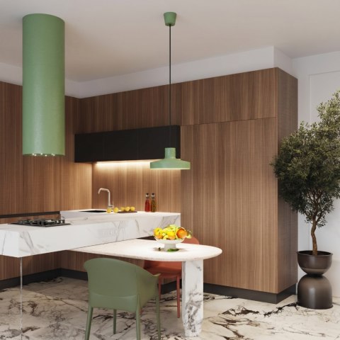 Sollux Lighting Lampa wisząca BILO szałwiowa