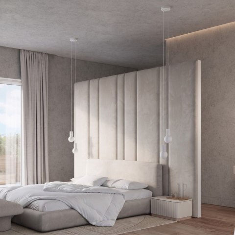 Sollux Lighting Lampa wisząca HALO 2P biała