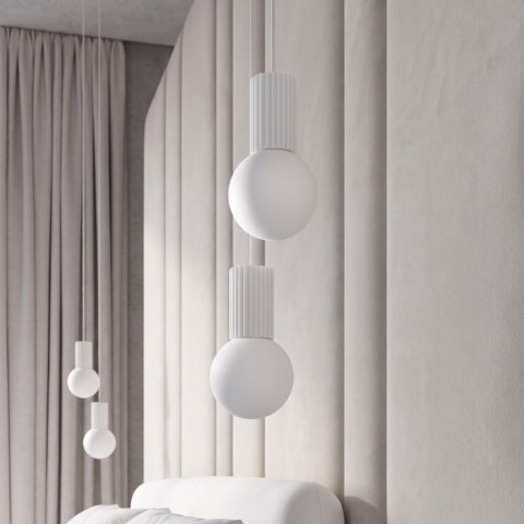 Sollux Lighting Lampa wisząca HALO 2P biała