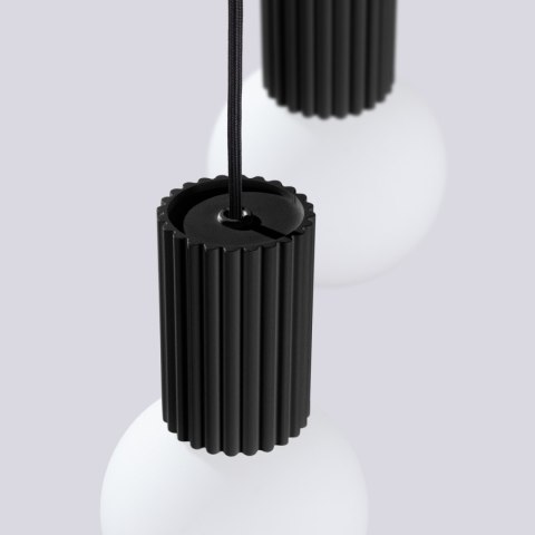 Sollux Lighting Lampa wisząca HALO 2P czarna