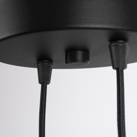Sollux Lighting Lampa wisząca HALO 2P czarna