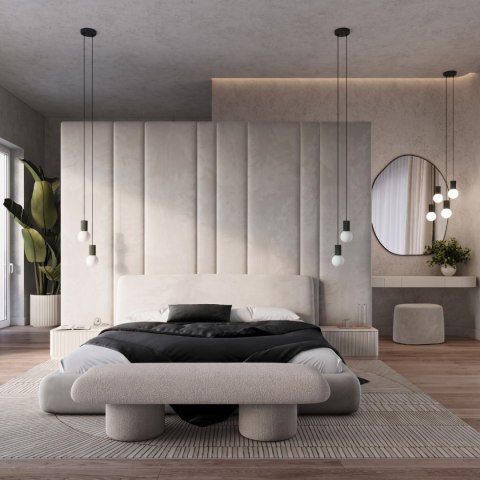Sollux Lighting Lampa wisząca HALO 2P czarna
