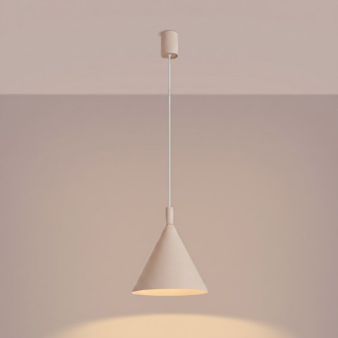 Sollux Lighting Lampa wisząca NOX 25 beżowa