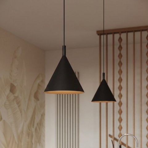 Sollux Lighting Lampa wisząca NOX 25 czarna