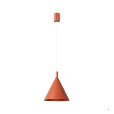 Sollux Lighting Lampa wisząca NOX 25 ochra czerwona