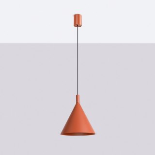 Sollux Lighting Lampa wisząca NOX 25 ochra czerwona